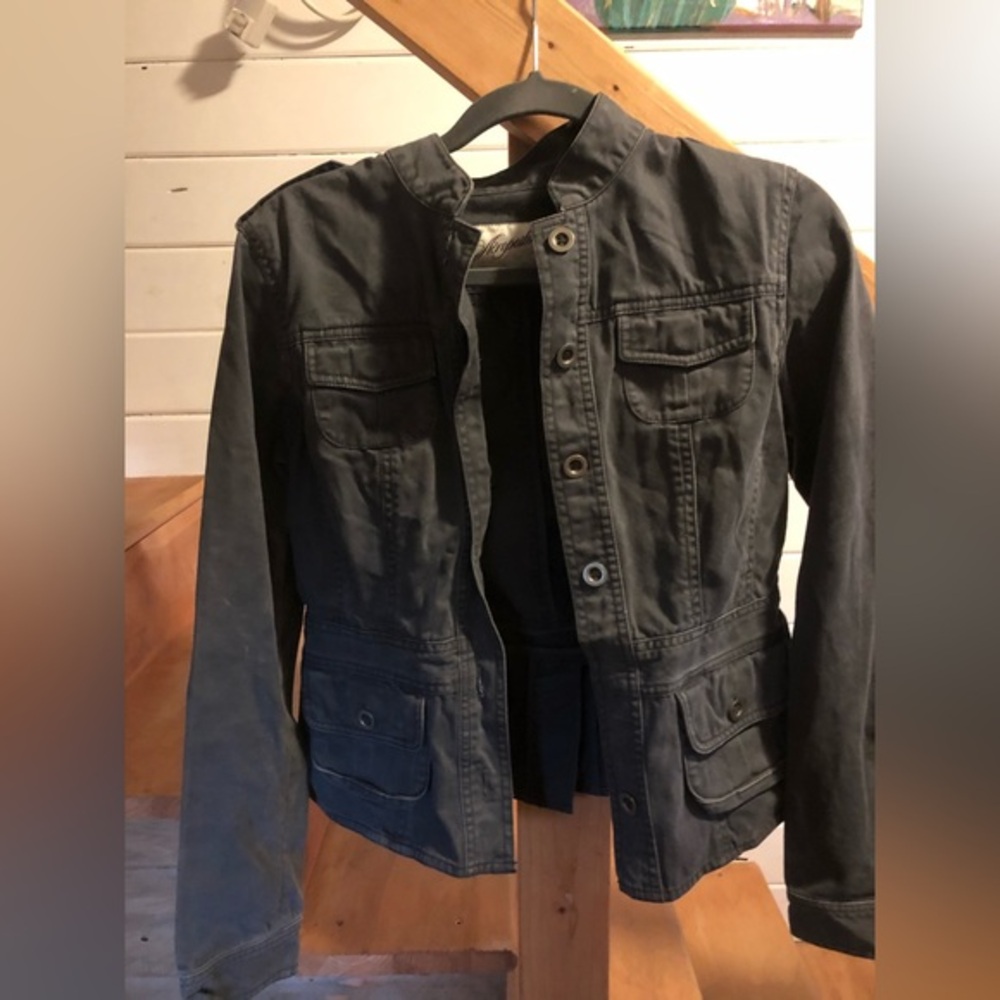 Aeropostale cotton button up jacket
